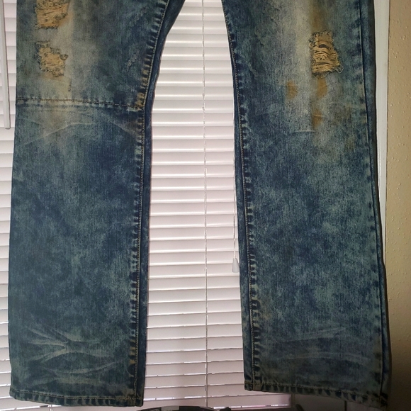 Raw and Dirty Men Distressed Jeans 38 - Picture 4 of 12
